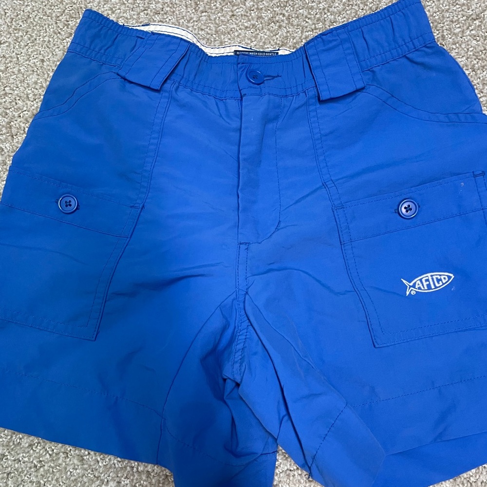 Boys AFTCO Royal Blue shorts size 24